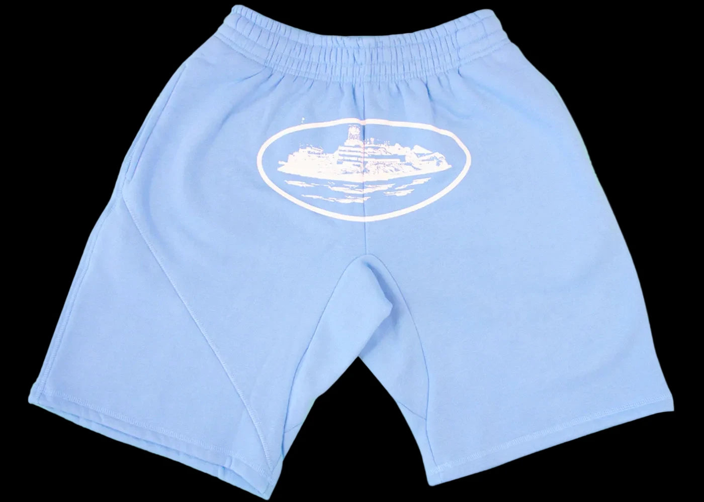 Corteiz Short Blue & White